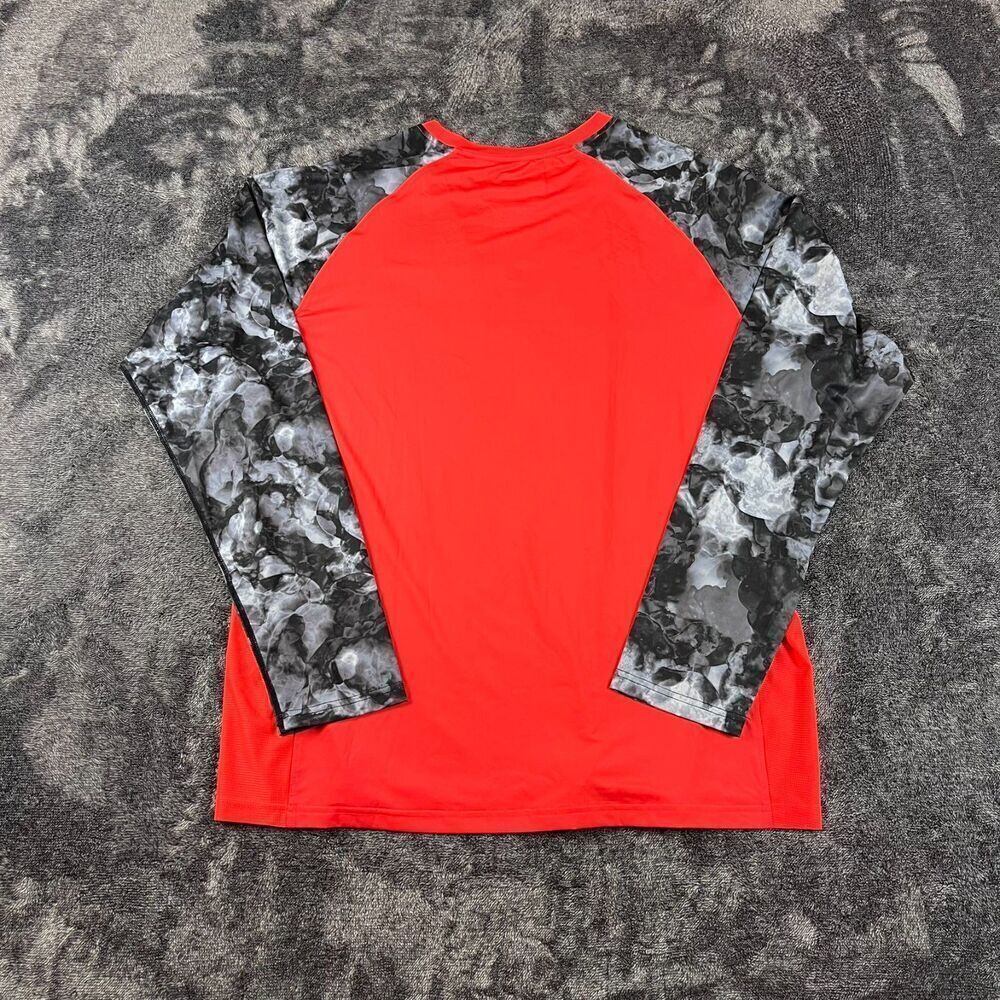 SOLD Bass Dash Long Sleeve Camo Red UPF 50 Shirt Men's XL Stretch Fishing NWT - Picture 7 of 9